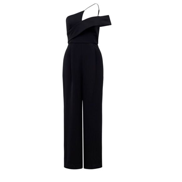 Forever New Asymmetrical cut out wide leg jumpsuit BNWT - Picture 5 of 7
